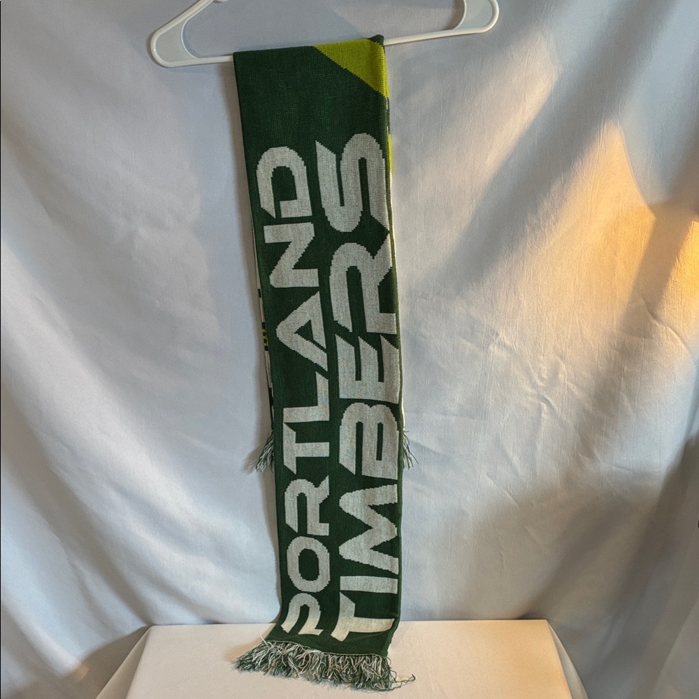 MLS Portland Timbers knit winter scarf unisex soccer fan gear cold weather game